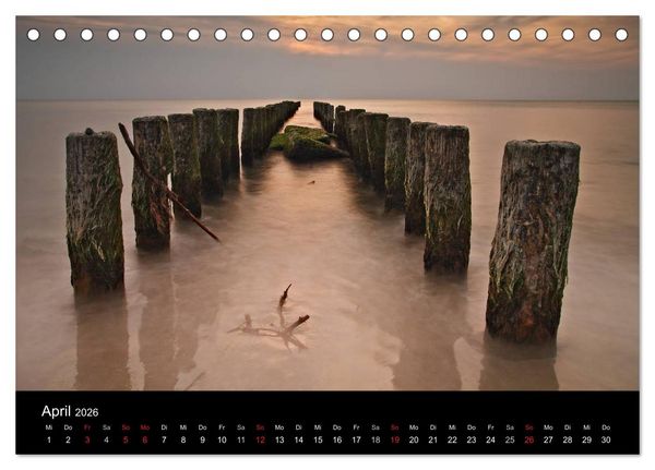 Produktbild: Unterwegs an der K&uuml;ste der Ostsee (Tischkalender 2026 DIN A5 quer), CALVENDO Monatskalender