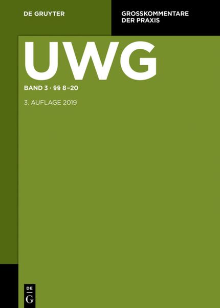 Produktbild: &sect;&sect; 8-20; &sect; 23 GeschGehG; Register