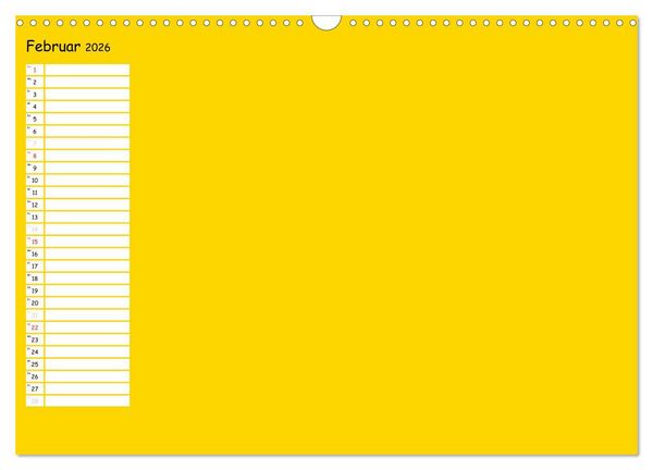 Produktbild: Bunter Bastelkalender (Wandkalender 2026 DIN A3 quer), CALVENDO Monatskalender