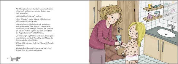 Produktbild: Wilma und die Windpocken - Das Bilder-Erz&auml;hlbuch f&uuml;r Kinder, die Windpocken haben oder mehr dar&uuml;ber wissen wollen