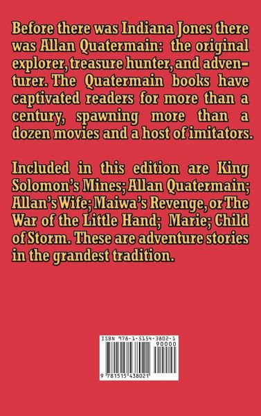 Produktbild: The Treasury of Allan Quatermain Vol I