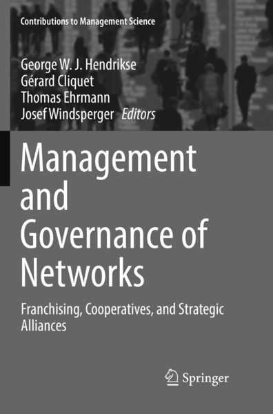 Produktbild: Management and Governance of Networks