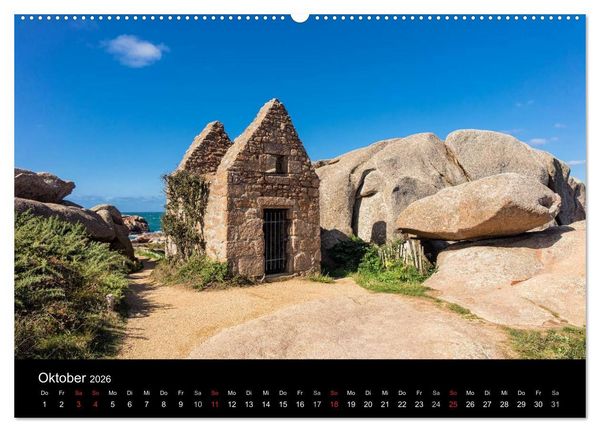 Produktbild: Unterwegs in der Bretagne (Wandkalender 2026 DIN A2 quer), CALVENDO Monatskalender