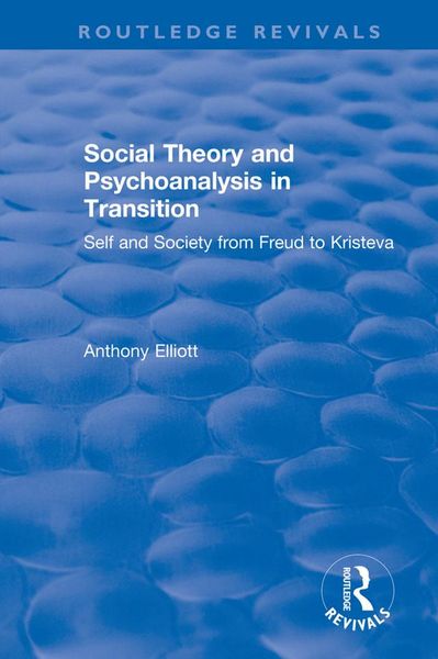 Produktbild: Social Theory and Psychoanalysis in Transition