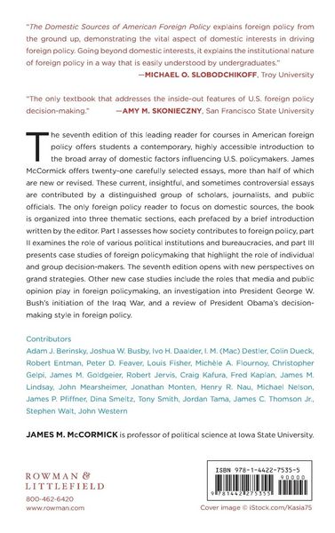 Produktbild: Domestic Sources of American Foreign Policy