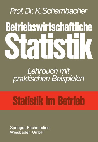 Produktbild: Betriebswirtschaftliche Statistik