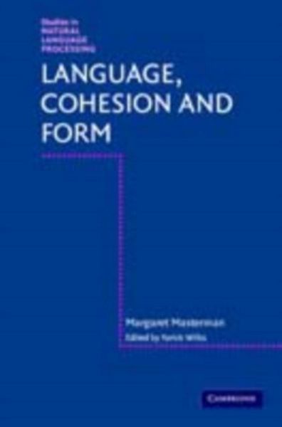 Produktbild: Language, Cohesion and Form