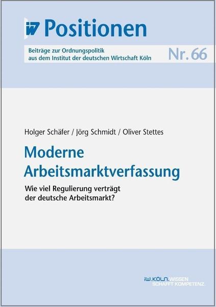 Produktbild: Moderne Arbeitsmarktverfassung