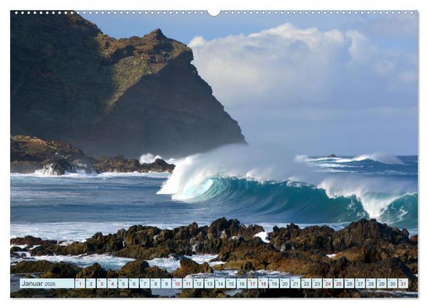 Produktbild: Teneriffa - Insel der Gl&uuml;ckseligen (hochwertiger Premium Wandkalender 2026 DIN A2 quer), Kunstdruck in Hochglanz