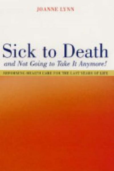 Produktbild: Lynn, J: Sick To Death and Not Going to Take It Anymore!