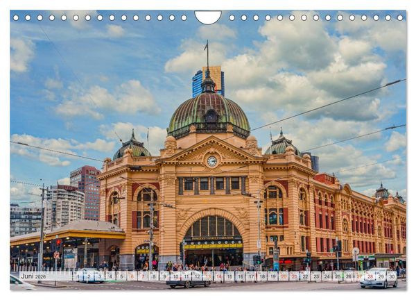 Produktbild: Melbourne Impressionen (Wandkalender 2026 DIN A4 quer), CALVENDO Monatskalender