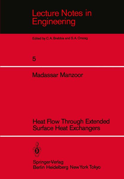 Produktbild: Heat Flow Through Extended Surface Heat Exchangers