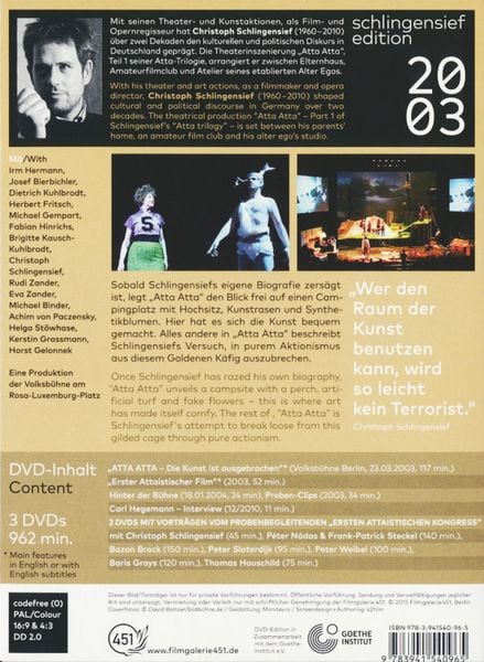 Produktbild: Atta Atta - Die Kunst ist ausgebrochen [3 DVDs]
