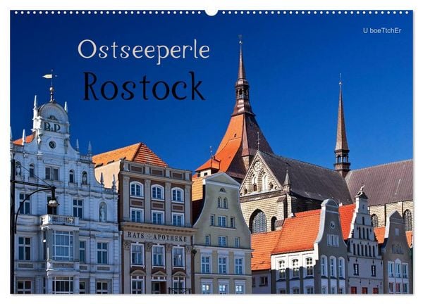 Produktbild: Ostseeperle Rostock (Wandkalender 2026 DIN A2 quer), CALVENDO Monatskalender