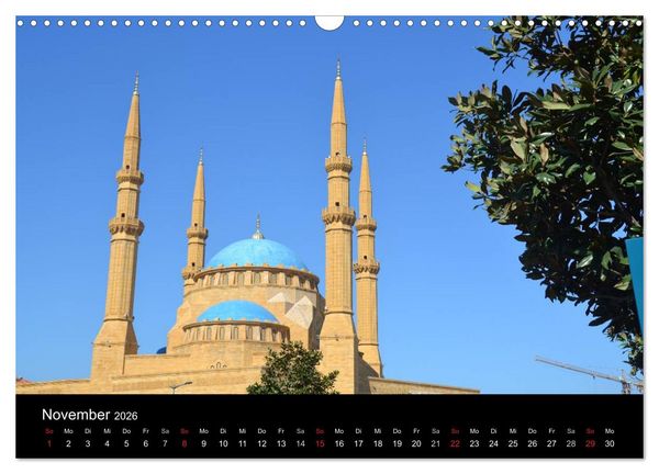Produktbild: LIBANON 2026 (Wandkalender 2026 DIN A3 quer), CALVENDO Monatskalender