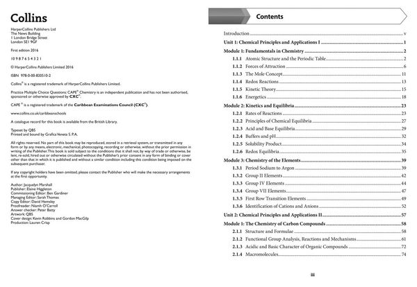 Produktbild: Collins Cape Chemistry - Cape Chemistry Multiple Choice Practice