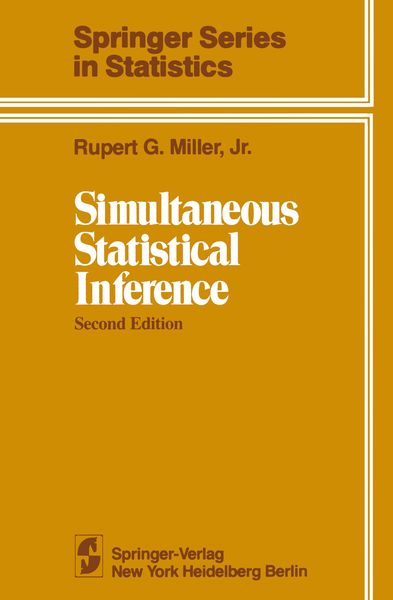 Produktbild: Simultaneous Statistical Inference