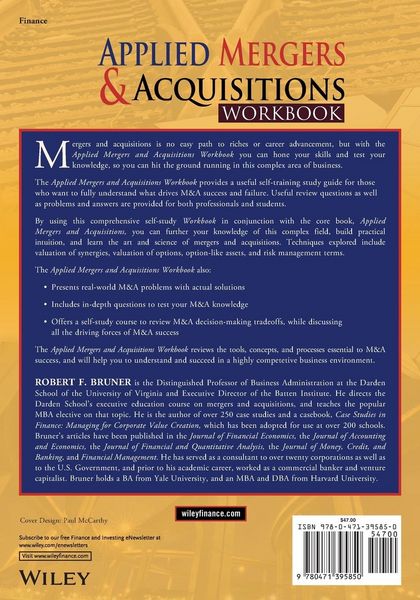 Produktbild: Applied Mergers and Acquisitions Workbook