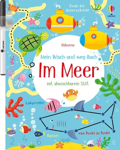 Mein Wisch-und-weg-Buch: Im Meer, Taschenbuch von Kirsteen Robson, Usborne, 9781789410822
