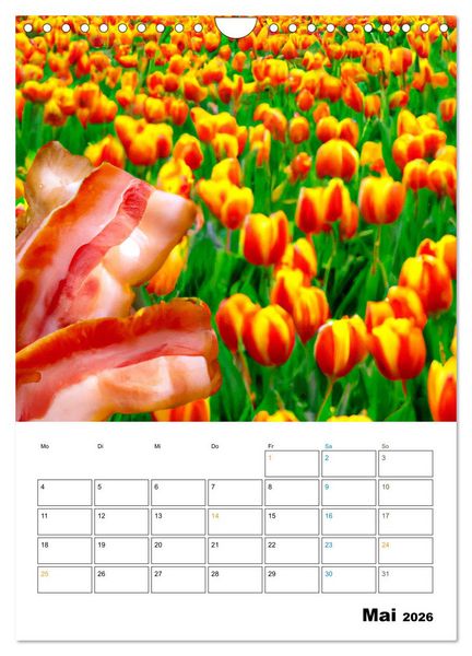 Produktbild: Bacon Kalender - Wir lieben Bacon (Wandkalender 2026 DIN A4 hoch), CALVENDO Monatskalender