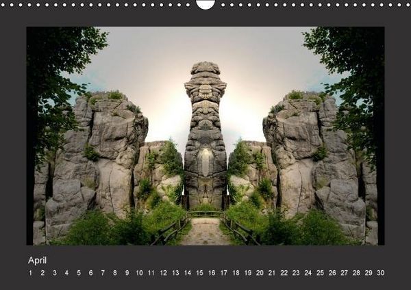 Produktbild: Spiegelwelten - die Externsteine (Wandkalender immerw&auml;hrend DIN A3 quer)