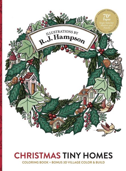Produktbild: Christmas Tiny Homes Coloring Book