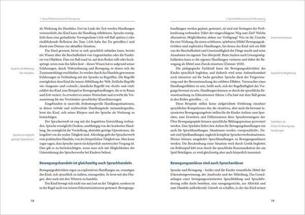 Produktbild: Handbuch Sprache und Bewegung