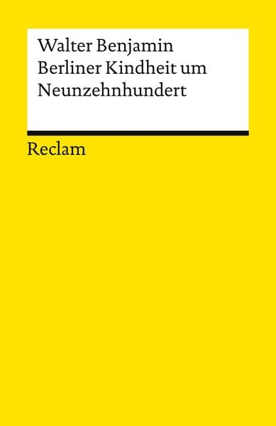 Produktbild: Berliner Kindheit um Neunzehnhundert