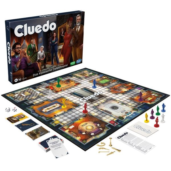 Produktbild: Hasbro F6420100 - Cluedo, Detektivspiel, Neuauflage, Krimi & R&auml;tsel Spiel