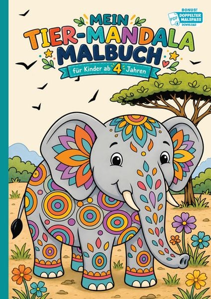 Produktbild: Mein Tier-Mandala Malbuch