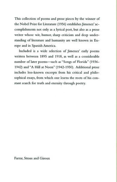 Produktbild: Selected Writings of Juan Ramon Jimenez