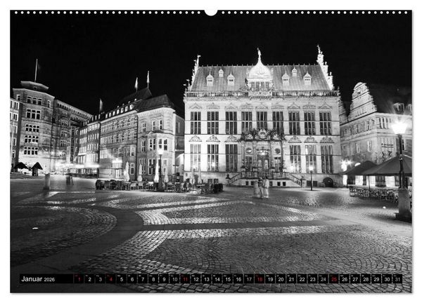 Produktbild: Historisches Bremen (hochwertiger Premium Wandkalender 2026 DIN A2 quer), Kunstdruck in Hochglanz