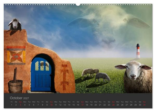 Produktbild: Journey in another World - Surreal Impressions (High Quality Premium Wall Calendar 2027 DIN A2 landscape),CALVENDO 12 Month Wall Calendar