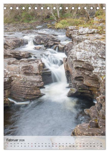Produktbild: Schottland -Schottische Highlands (Tischkalender 2026 DIN A5 hoch), CALVENDO Monatskalender