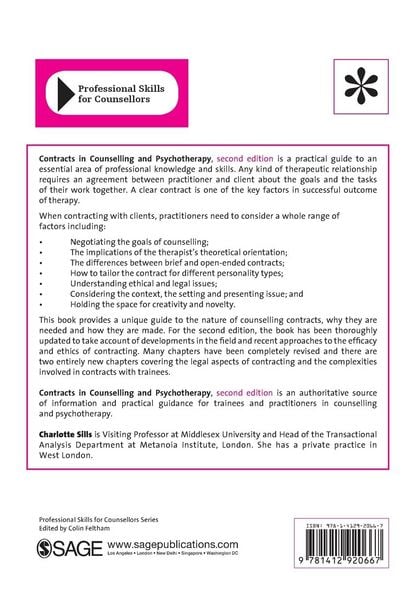 Produktbild: Contracts in Counselling & Psychotherapy