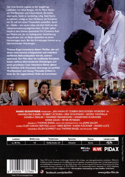 Produktbild: Ein Mann ist soeben erschossen worden / Fesselnder Thriller mit Starbesetzung (Pidax Film-Klassiker)