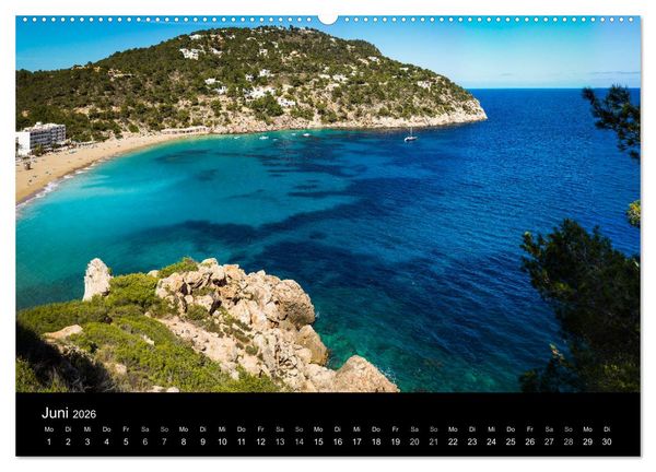 Produktbild: Ibiza und seine Farben (hochwertiger Premium Wandkalender 2026 DIN A2 quer), Kunstdruck in Hochglanz