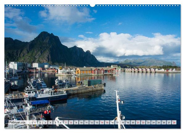 Produktbild: Lofoten - Die spektakul&auml;re Inselgruppe in Norwegen (Wandkalender 2026 DIN A2 quer), CALVENDO Monatskalender
