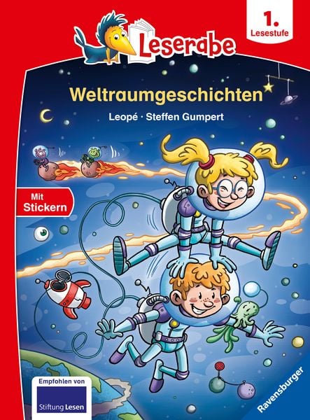 Produktbild: Leserabe 1. Lesestufe - Weltraumgeschichten