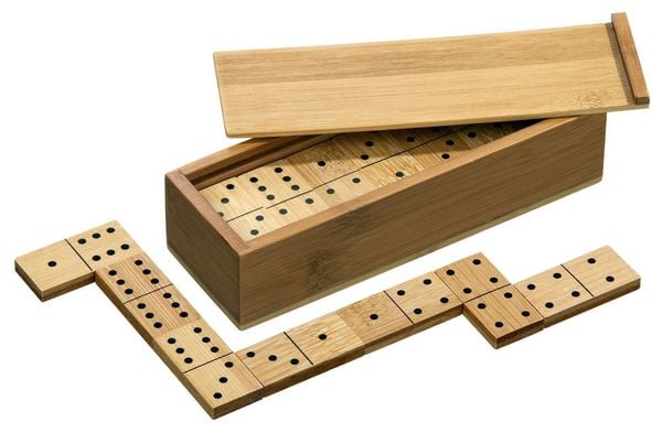 Produktbild: Domino Doppel 6 Holzbox 17x5x4cm