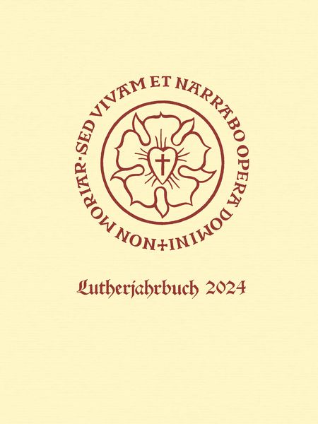 Produktbild: Lutherjahrbuch 91. Jahrgang 2024