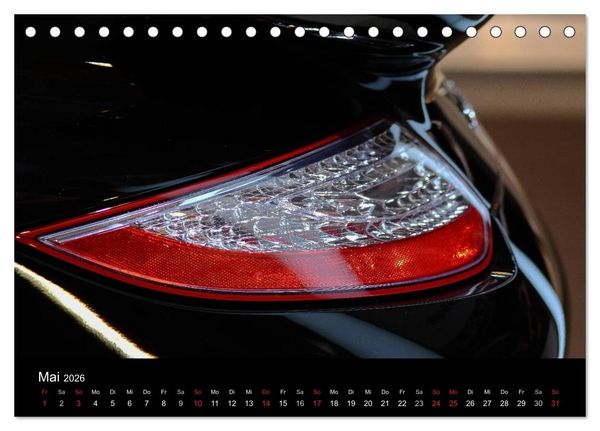 Produktbild: Heiligs Blechle - Porsche-Ikonen im Detail (Tischkalender 2026 DIN A5 quer), CALVENDO Monatskalender