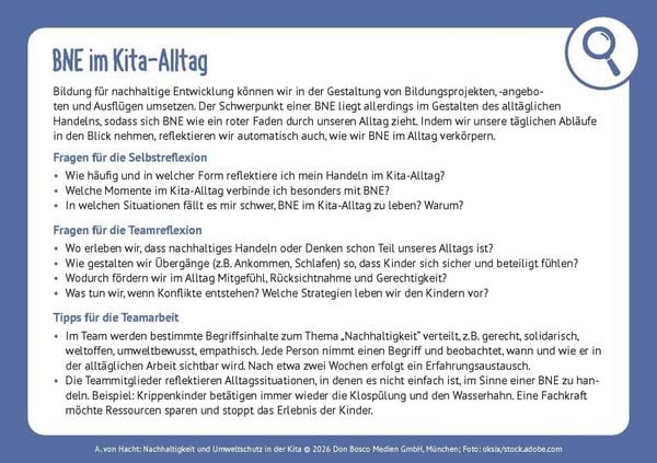 Produktbild: Nachhaltigkeit und Umweltschutz in der Kita
