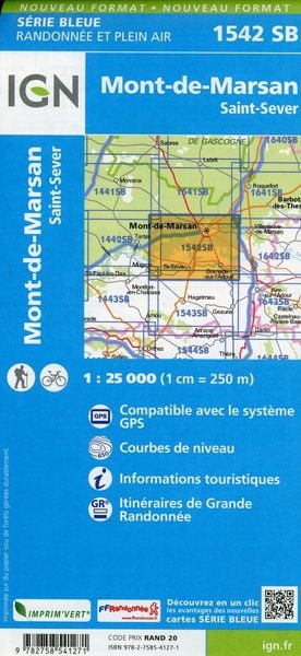 Produktbild: Mont de Marsan 1:25 000