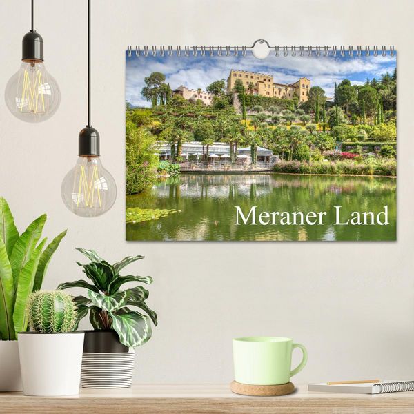 Produktbild: Meraner Land: alpin-mediterranes Lebensgef&uuml;hl (Wandkalender 2026 DIN A4 quer), CALVENDO Monatskalender