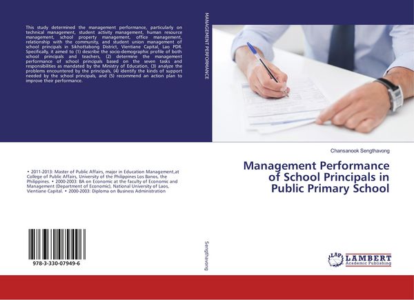 Produktbild: Management Performance of School Principals in Public Primary School