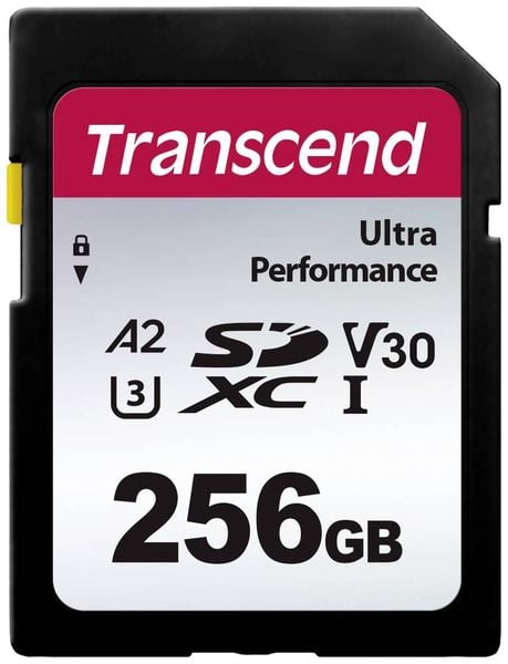 Transcend TS64GSDC340S SDXC-Karte 256GB A1 Application Performance Class, A2 Application Performance Class, v30 Video Sp
