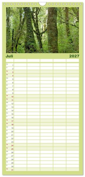 Produktbild: Familienplaner 2027 - Magie dieses S&uuml;damerikanischen Landes, Chile mit 5 Spalten (Wandkalender, 21 x 45 cm) CALVENDO