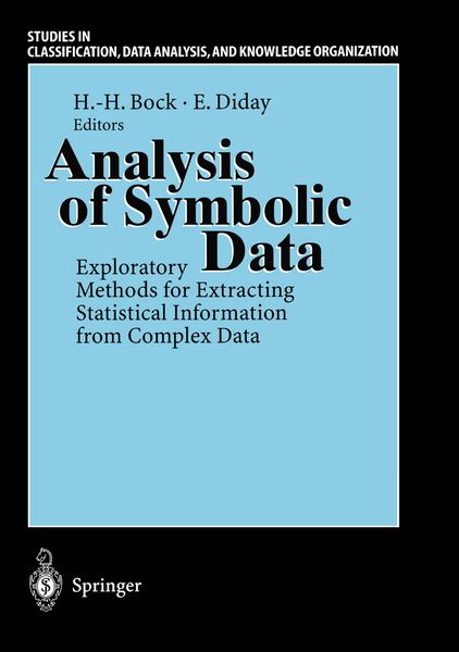 Produktbild: Analysis of Symbolic Data