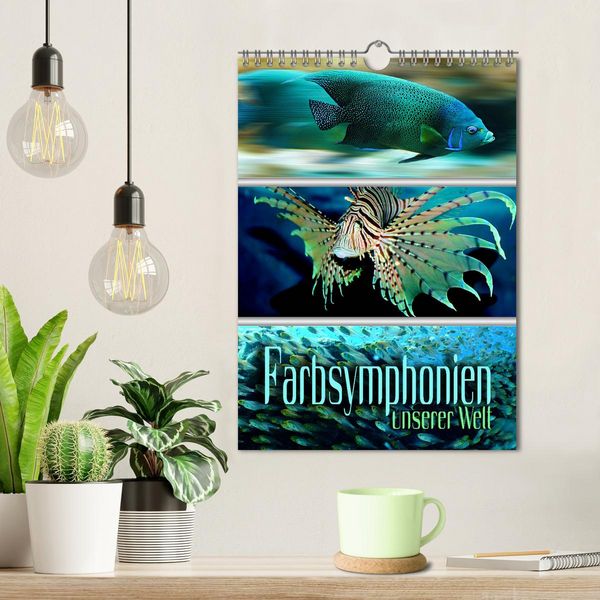 Produktbild: Farbsymphonien unserer Welt (Wandkalender 2026 DIN A4 hoch), CALVENDO Monatskalender